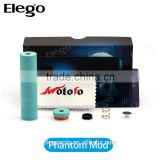 Best mechanical mod wotofo phantom mod fit for 18650 battery with full kit in stock