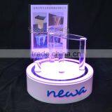 Acrylic Cosmetic Display Stand Round Makeup Display Rack thumbnail-3