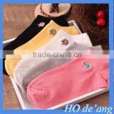 2016 Hogift Hot Selling New Summer Women Socks Cotton Embroidered Lady Socks Wholesale MHo-214 thumbnail-1