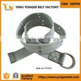 Mens Leather Rubber Jean Belt thumbnail-3
