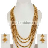 Ethnic Indian Jewellery Bollywood Long Necklace Earrings Royal Set