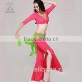 Fashion Girls Latin Practice Dance Wear Hot Selling Belly Dance Costumes