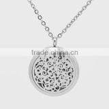 Beautiful Flower Locket,solid Perfume Locket,essential Oil Diffuser Locket thumbnail-2