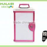 Plastic storage cabinet with drawer