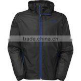 Outdoor Black Jacket With Custom Logo Printing