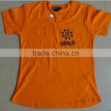 Guangzhou Manufacturer V Neck T-shirt Custom Advertising t Shirt thumbnail-1