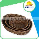 Fashionable Handwork Colorful Willow Basket