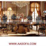 Traditional Wood Carved Dining Set,antique Wooden Dining Room Quality Choice thumbnail-2