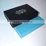 Customized Blue Black Matt Folding Clothing Packaging Box thumbnail-5