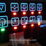 LED Backlighting Membrane Swithch Panel for Industrial or Commercial Market Application