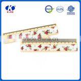 School Supply 15cm Wooden Straight Scale Rulers Ruler With Sticker Wrapper thumbnail-2