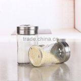 9 Clear Glass Spice Jars With Lids And Loading Shelf thumbnail-2