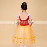 Orange Children Long Ballet Tutu,kids Dance Skirt,girl Ballet Tutu Stage Performance Giselle Dancewear thumbnail-3