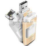 High Quality Fashion Custom Otg Usb Flash Drives 3 in 1 Otg Pendrives for Iphone/android