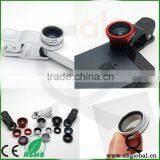 Universal Clip Fisheye Lens for Samsung Galaxy s6 Fisheye Lensfor Iphone 6 4 in 1 Lens