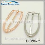High-class Lady 25mm Half-ellipse Gold and Nickel Plated Pin Buckle thumbnail-2
