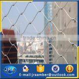 Protective Fence Landscape Perspective Window With Wire Rope Mesh