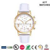 KYT Silver / Gold / Rose Gold Case 5ATM Water Resistant Wrist Quartz Mens Watch Chronograph Quality Choice thumbnail-3