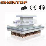 Shentop 2014 Commercial Island Surrounded Open Type Display Freezer For Supermarket Sale With CE Approve STLFG-HD