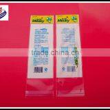 Clear Plastic Opp Cello Bag With Printed Header and Hanging Hole