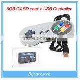 8GB C4 SD Card Preinstalled RetroPie Raspberry Pi 2 + USB Controller