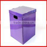 Craft Custom Purple Printing Corrugated Good Paper CMYK Gift Storage Box thumbnail-3