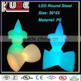 LED Bar Furniture Colorful Bar Stool Funky Bar Stool Covers Round