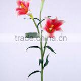 95 cm PVC Real Touch Easter Lily Spray Artificial Flower