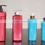 Persoanl care square 750ml PET plastic bottle for shampoo/ plastic bottle machine price