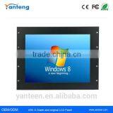 Aluminum Front Bezel 19inch Rack Mount Industrial LCD Mnitor With Front Plate IP65 thumbnail-1