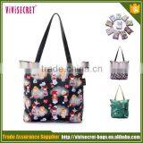 2016 Top Selling Custom Woman Cartoon Gift Foldable Shopping Bag thumbnail-2