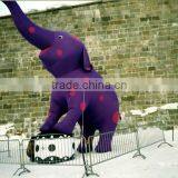 Giant Inflatable Purple Elephant for Advertising Decoration