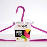 Factory Price Metal Laundry Hanger PE Dipping Wire Hanger thumbnail-3