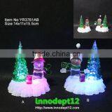 Led Christmas Decoration Gift Snowman and Tree With RGB Light thumbnail-1