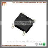 1.0A 50V-1000V Single Phase Glass Passivated ABS Bridge Rectifier ABS02