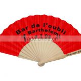 Customise folding hand fan for gift