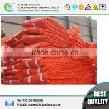 Super Strong Custom Orange Tarps 6' x 8',Heavy Duty Orange Poly Tarps With UV Treated