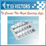 T8 Fluorescent Lighting 3x18w Grid Lighting Fixture 3x36w Louver Fitting Grille Lamp thumbnail-2
