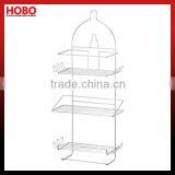 3 Tiers Iron Chrome Plated Shower Caddy thumbnail-1