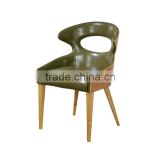 Comfortable Relaxing Chair New Design Restaurant Chair PU Leather Dining Chair