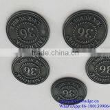 Wholesale Cheap Custom Zinc Alloy Label Wine Bottle Label Logo Label Metal thumbnail-1