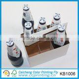 4 Pack Paper Beer Carrier Box