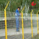 White PVC Coated Welded Wire Mesh Fence thumbnail-1