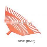 Garden Tools Mini Small 23 Tooth Plastic Rake 90503 thumbnail-1