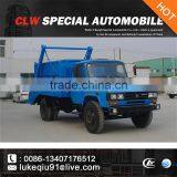 DONGFENG 140 4*2 Side Lift Swing Arm Garbage Truck 6CBM thumbnail-1