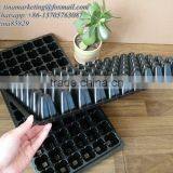 China Manufactory Black Plastic Vegetable Nursery Seed Starting Tray With 72 Cell Rooting Plugs Ready to Plant Seed Tray thumbnail-1