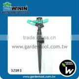 360 Degree Plastic Sprinkler With One-Way Plastic Spike thumbnail-1
