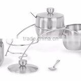 Stainless Steel Seasoning/Condiments/Spice Containers With Flip Top Lids thumbnail-5