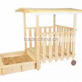Playhouse Sandbox With Rolling Cover & Pavilion Sandbox thumbnail-4