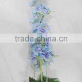 SJ1010895 Artificial Silk Flower/single Stem Delphinium Flower Fabric thumbnail-2
